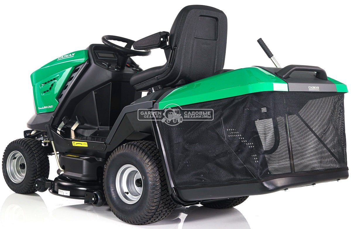 Садовый трактор Caiman Comodo Max 2WD 107D2C2 (CZE, Caiman V-Twin, 708 куб.см., гидростатика, дифференциал, травосборник 380 л., 102 см., 285 кг.)