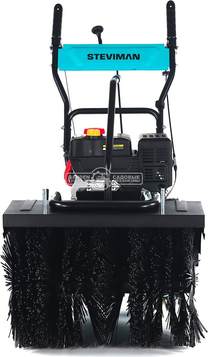 Подметальная машина Steviman SW-62 (PRC, 7.0 л.с.,Loncin 212 см3, скорости 6/2, шир. 62 см., диам. 42 см., топл.бак 3,0 л., колеса 13", 72 кг)