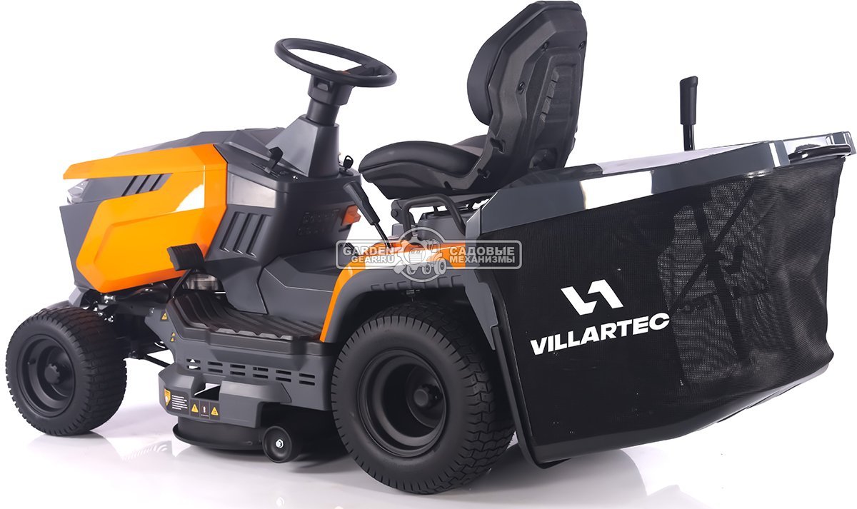 Садовый трактор Villartec MR1690H (PRC, Loncin 452 куб.см., LED дисплей, гидростатика, травосборник 320 л, ширина кошения 90 см, 187 кг.)