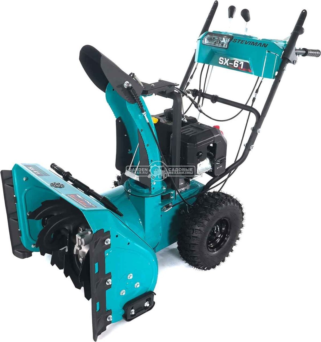 Снегоуборщик Steviman SX-61 (RUS, 61 см, Rato 209 см3, эл/стартер 220В, фара, скорости 6/2, 85 кг)