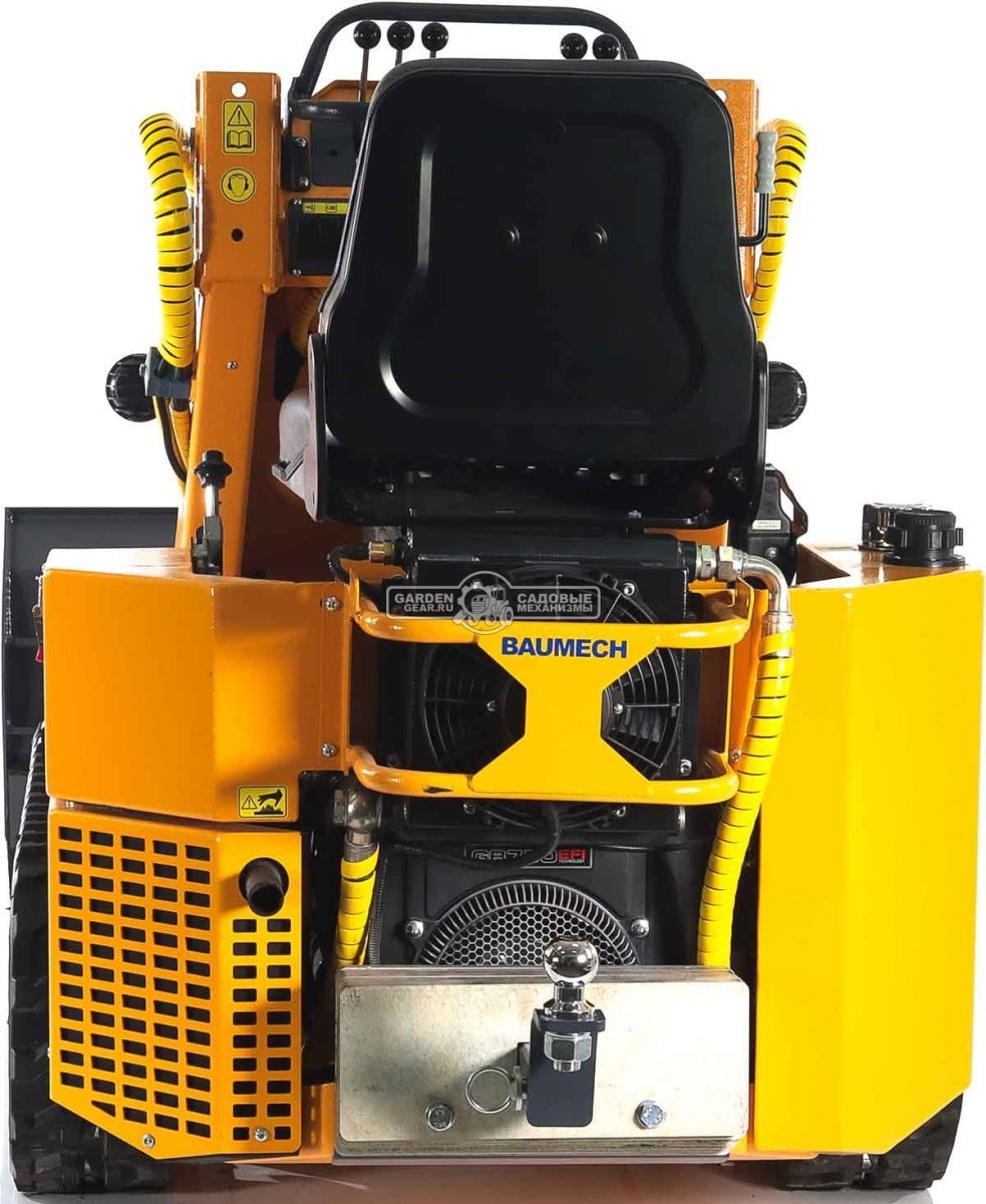 Универсальная машина мини-погрузчик Baumech ML-03 Pro + гидравлический отвал 120 см. с двигателем Zongshen GB750 EFI V-Twin инжектор