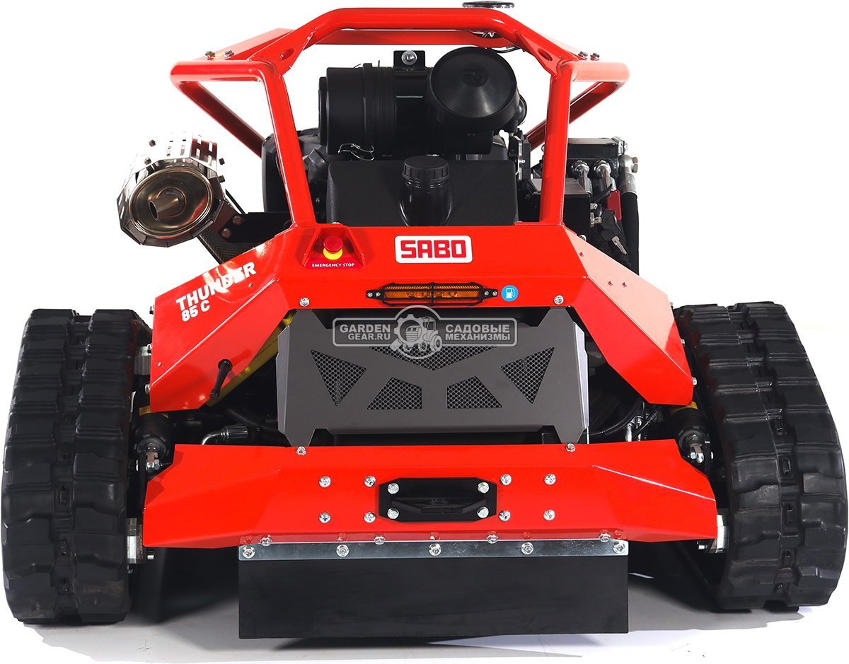 Робот газонокосилка для кошения склонов SABO THUNDER 85 C с дистанционным управлением (GER, 85 см., Honda iGXV 700 EFI, 699 куб.см., 580 кг.)