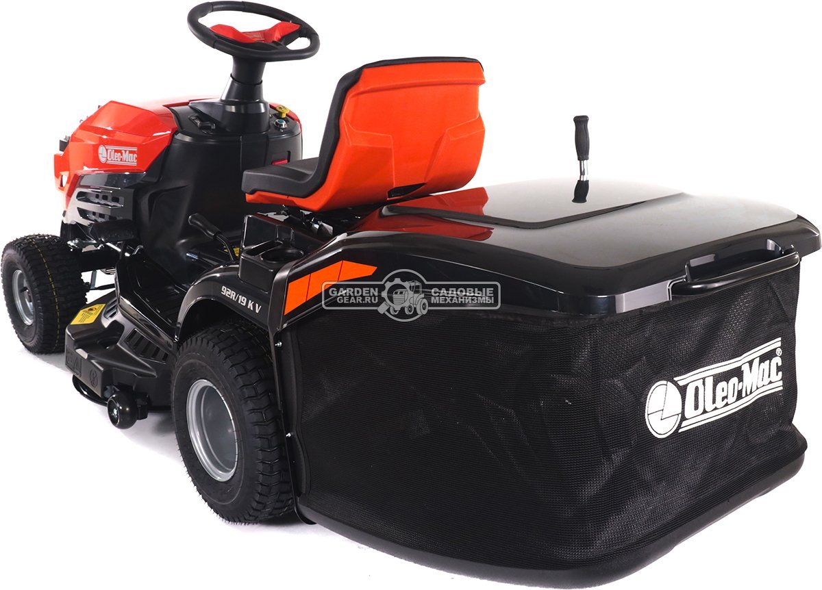Садовый трактор Oleo-Mac OM 92R/19 KV (PRC, Emak K 1900 V-Twin, 586 см3, 92 см., гидростатика, травосборник 300 л., 198 кг.)