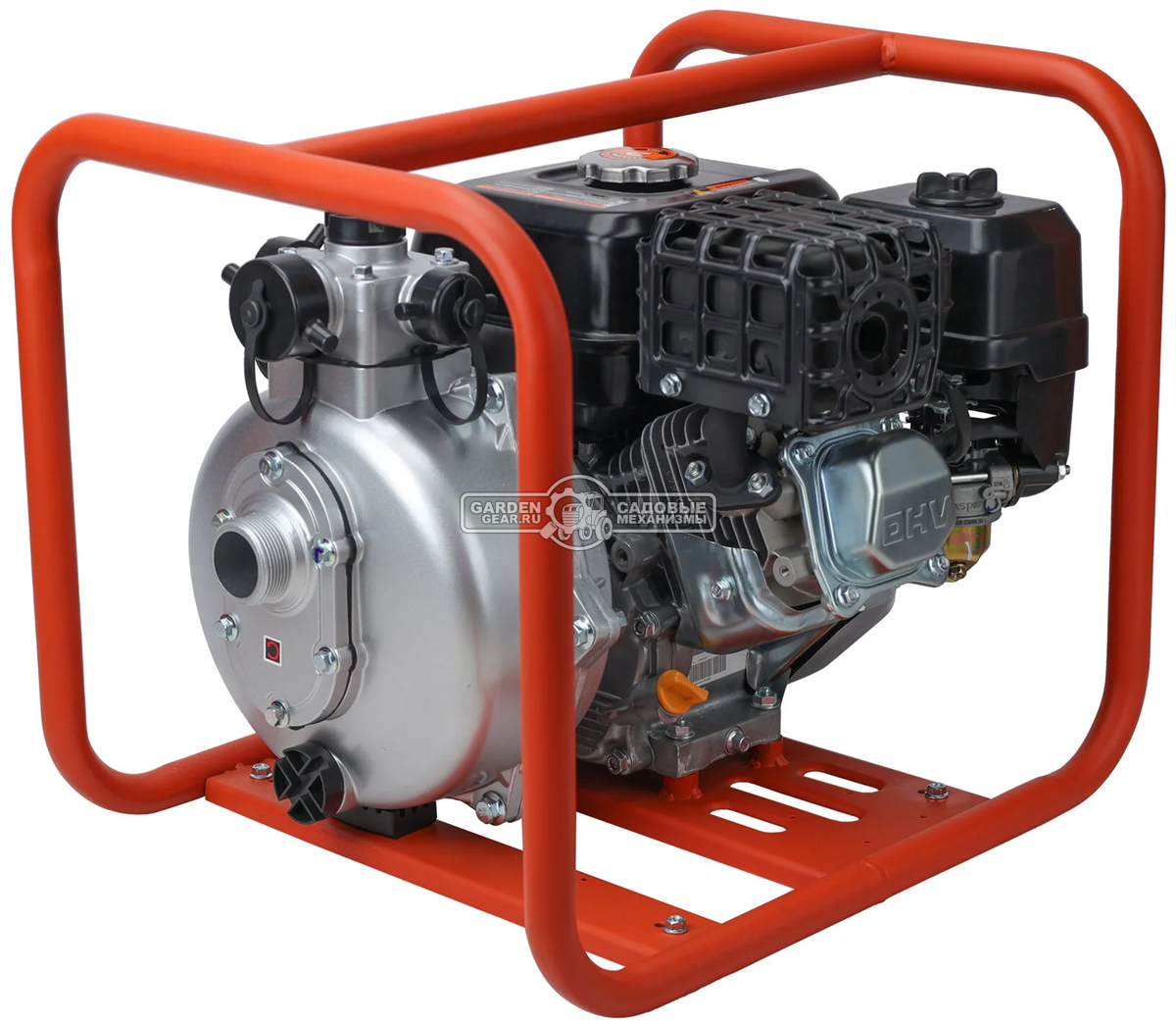 Мотопомпа бензиновая EVOline HG 15 пожарная высоконапорная (PRC, Zongshen GB200, 196 куб.см., 300 л/мин., 80 м., 1,5", 30 кг.)