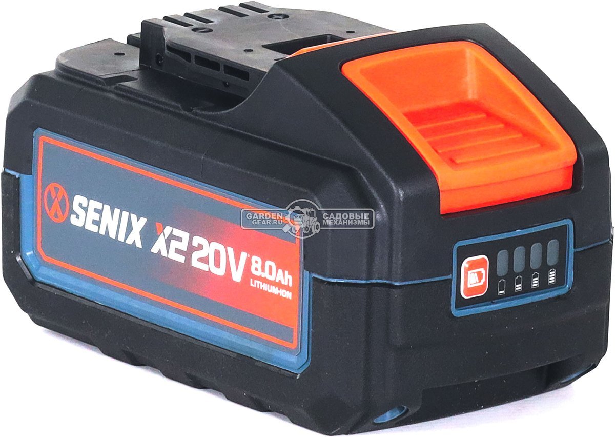 Аккумулятор Senix B80X2 (PRC, Li-ion, 20В, 8.0 А/ч)