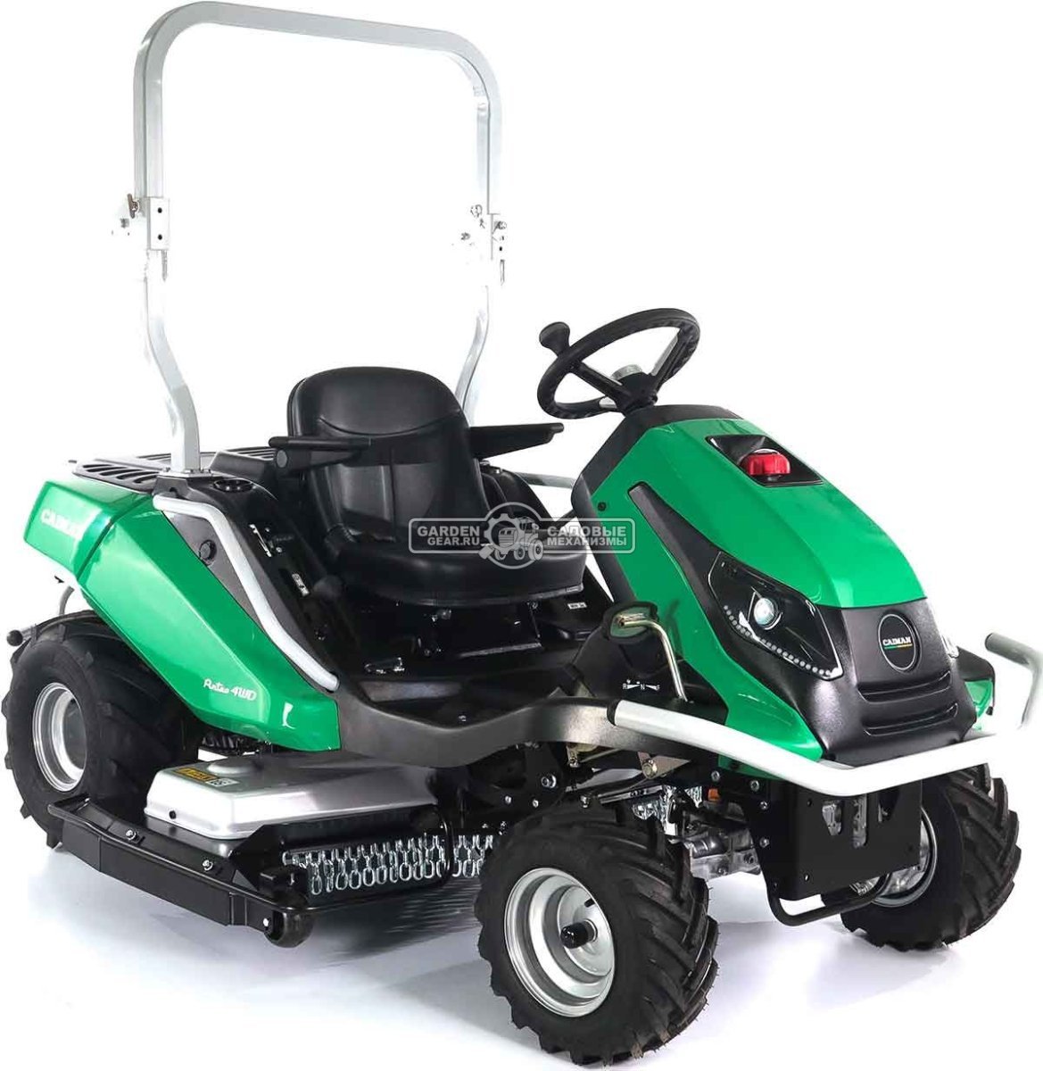 Садовый трактор для высокой травы и работы на склонах Caiman Anteo 4WD 137D2K (CZE, Kawasaki FS730 V-Twin, 726 куб.см., 132 см, дифференциал, 427 кг.)