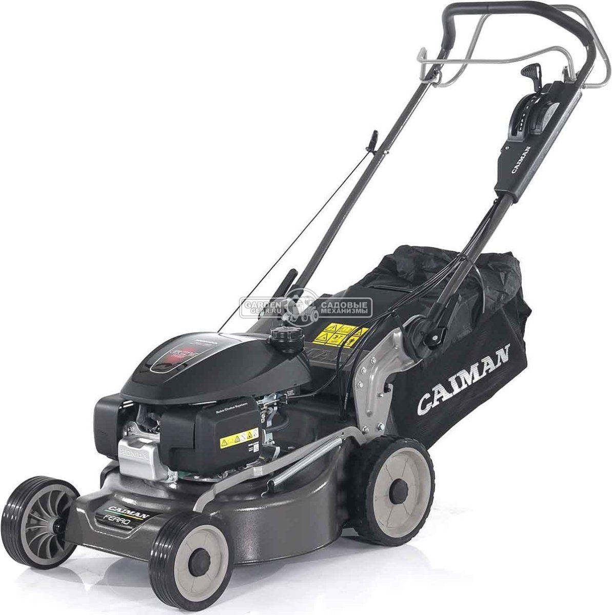 Газонокосилка бензиновая Caiman Ferro 47HV (RUS, 47 см, Honda GCVx 145, 146 см3, сталь, 4 в 1, 50 л, 41.2 кг)