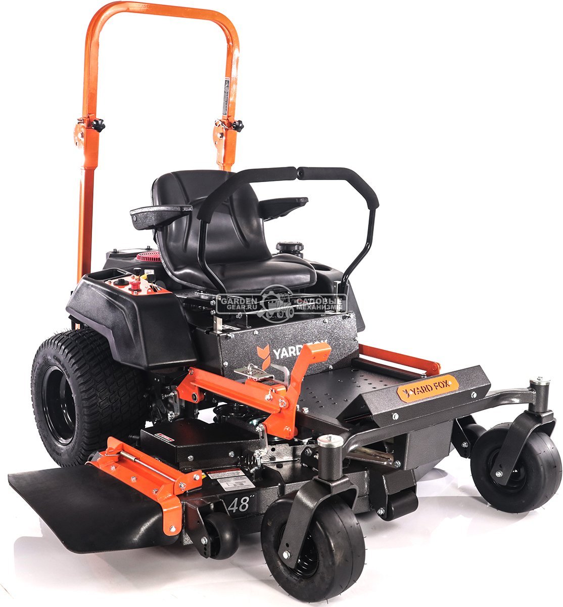 Садовый райдер Yard Fox TZ 122 SH с нулевым радиусом разворота (PRC, Loncin 27 л.с., 803 куб.см., гидростатика, ширина кошения 122 см, 310 кг)