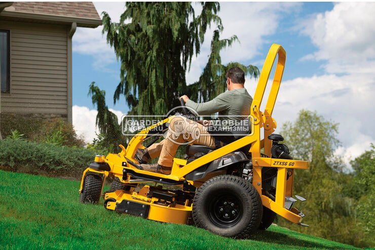 Садовый райдер Cub Cadet Ultima Series ZTXS6 60 с нулевым радиусом разворота (USA, Kawasaki, 852 куб.см., гидростатика, ширина 152 см., 680 кг.)