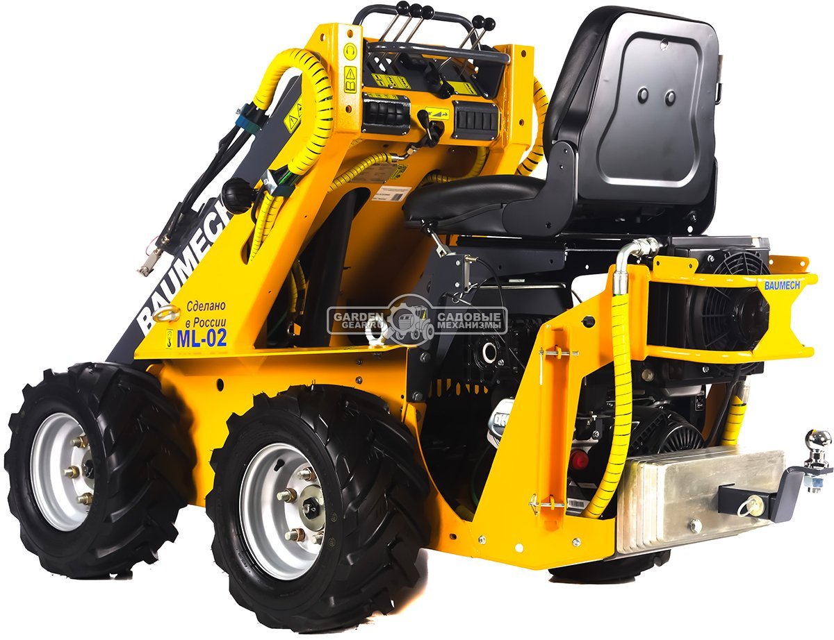Универсальная машина мини-погрузчик Baumech ML-02 с двигателем Zongshen GB460E