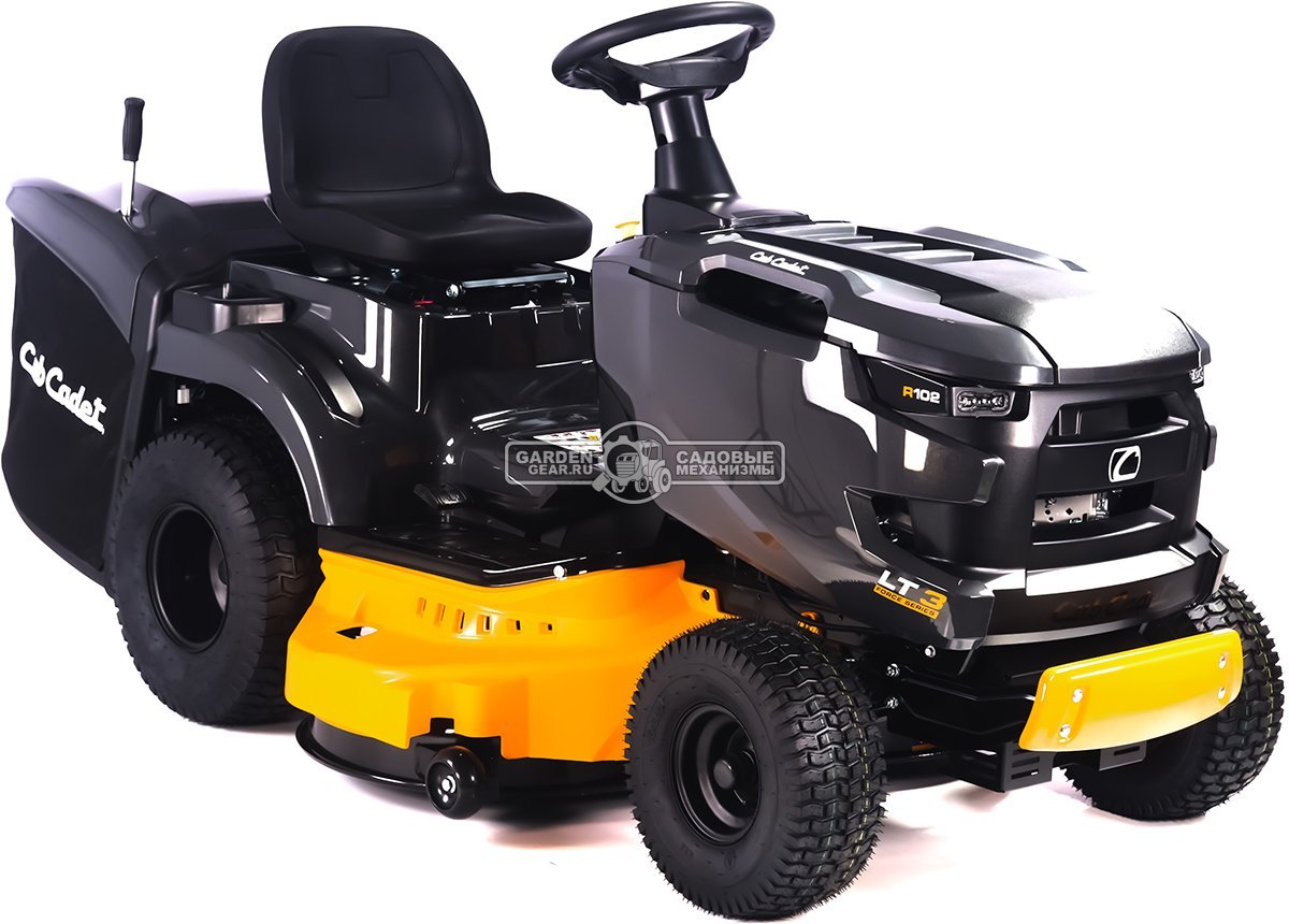Садовый трактор Cub Cadet LT3 R102 (PRC, Cub Cadet V-Twin, 679 куб.см., гидростатика, травосборник 245 л, ширина кошения 102 см, 211 кг)