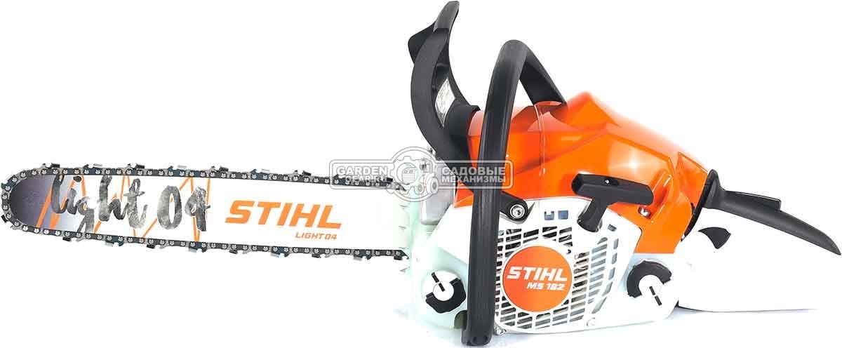 Бензопила Stihl MS 182 16" (PRC, 35,8 куб.см., 1,6 кВт/2,2 л.с., 2-Mix, 3/8", 1,3 мм., 55E, 4,6 кг.)