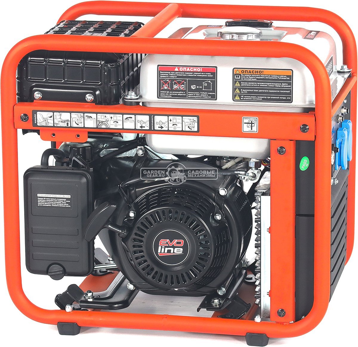 Бензиновый генератор инверторный EVOline BPB 4000 (PRC, 224 см3, 3.8/3.5 кВт, 11 л, 33 кг)