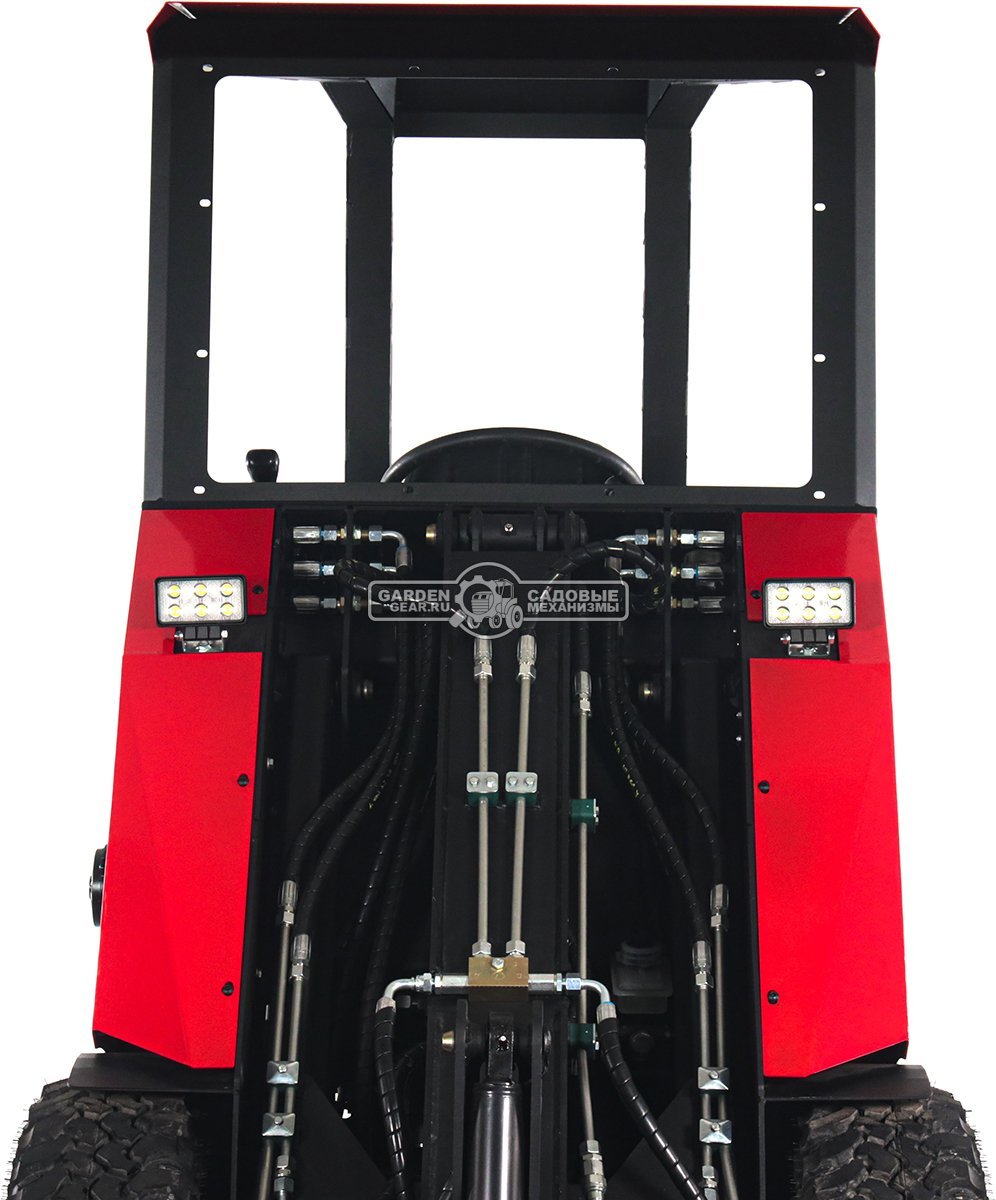 Мини-погрузчик шарнирно сочленённый RED RBF-03 Zongshen GB750EFI 30 л.с., грузоподъемность до 700 кг., ковш 150 л., 1270 кг.