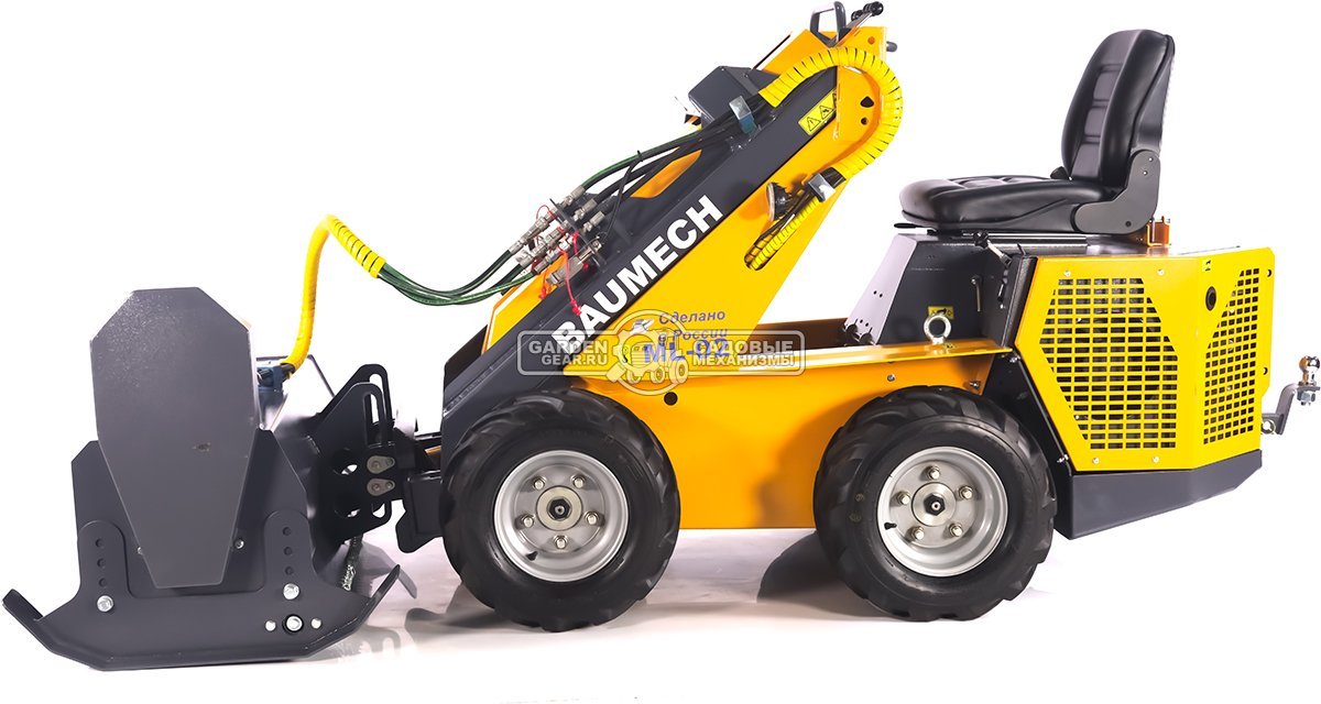 Мульчер Baumech 110 см., ротор - 380 мм., 72 Y-образных молотка, 48-93 мм., 210 кг.