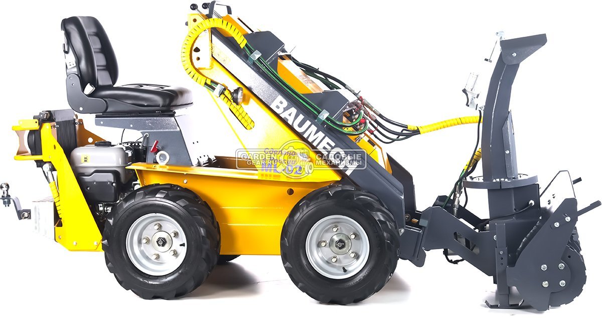 Универсальная машина мини-погрузчик Baumech ML-02 + роторный снегоуборщик 110 см., с двигателем Zongshen GB460E