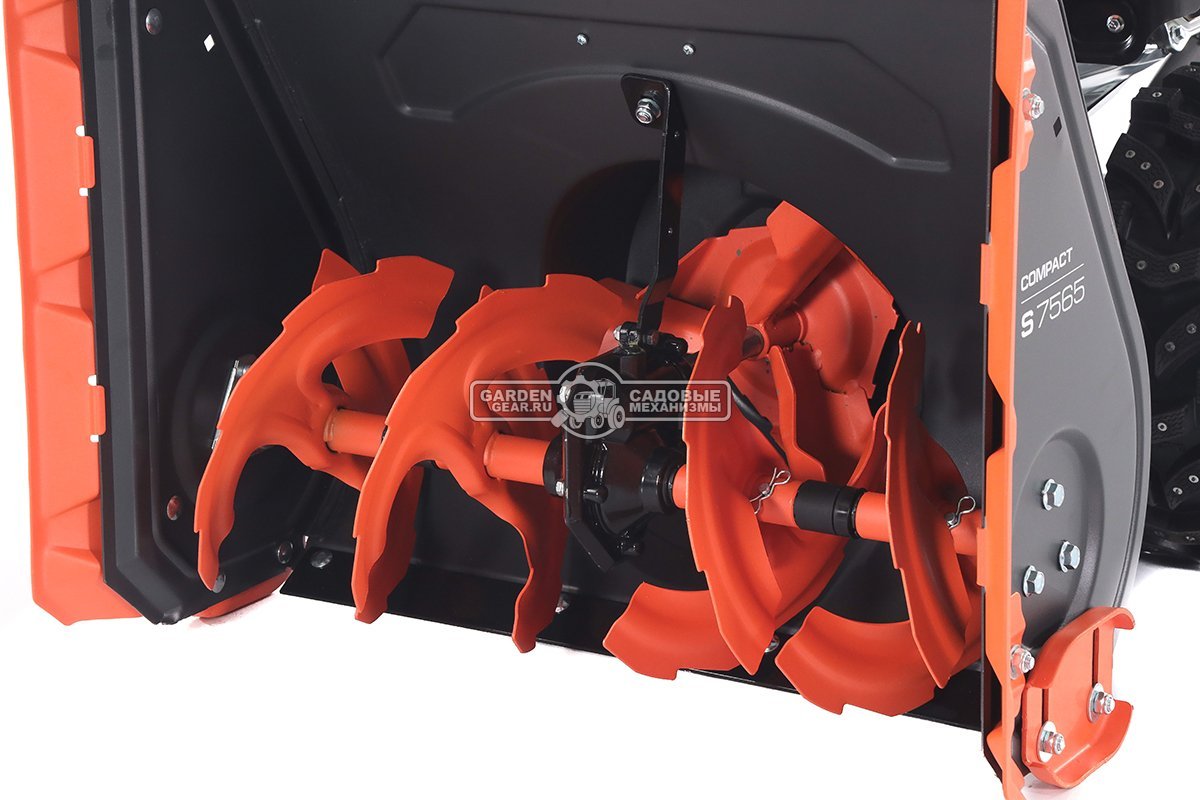 Снегоуборщик Daewoo S 7565 (PRC, 65 см., Daewoo, 220 см3, скорости 6/2, колеса EX-ICE, запуск от аккумулятора 21В, фара, 67 кг.)