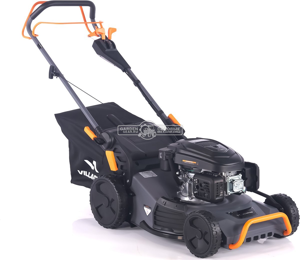Газонокосилка бензиновая Villartec MB 448VC Commercial (PRC, 48 см, Loncin Ready Start 166 см3, сталь, вариатор, 4 в 1, 75 л, 30 кг)