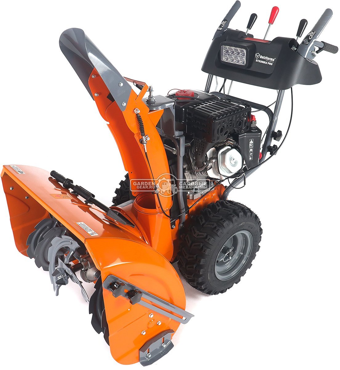 Снегоуборщик Holzfforma ST330DLE PRO Quattro Auger (PRC, 76 см, LCT Snow Storm 414 см3, эл/стартер 220В, LED фара, AutoTurn, скорости 6/2, 115 кг.)
