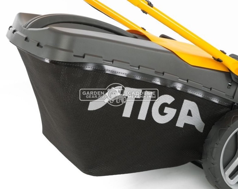 Газонокосилка аккумуляторная самоходная Stiga Combi 48 SQ MAE (SVK, 46 см, 1 АКБ х 4 А/ч, Li-ion, 60V, сталь, 60 л., 4 в 1, 27 кг.)