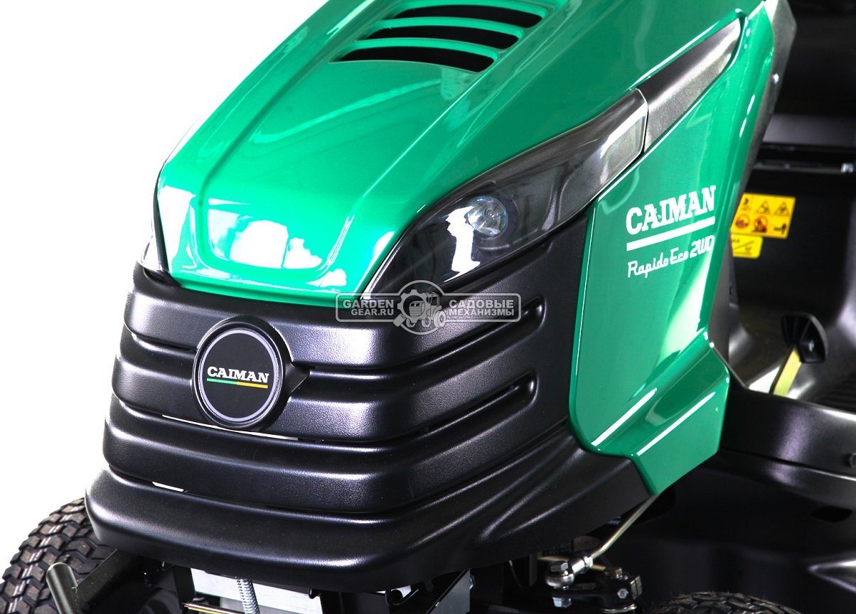 Садовый трактор Caiman Rapido Eco 2WD 107D1C (CZE, Caiman, 452 куб.см., гидростатика, травосборник 300 л., 102 см., 249 кг.)