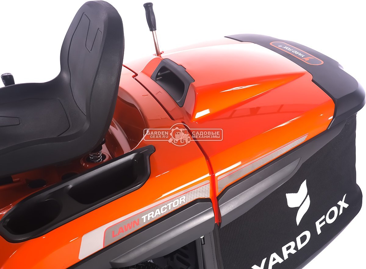 Садовый трактор Yard Fox Optima T 98 RСH (PRC, Loncin 452 куб.см., гидростатика, травосборник 260 л, ширина кошения 98 см, 200 кг)