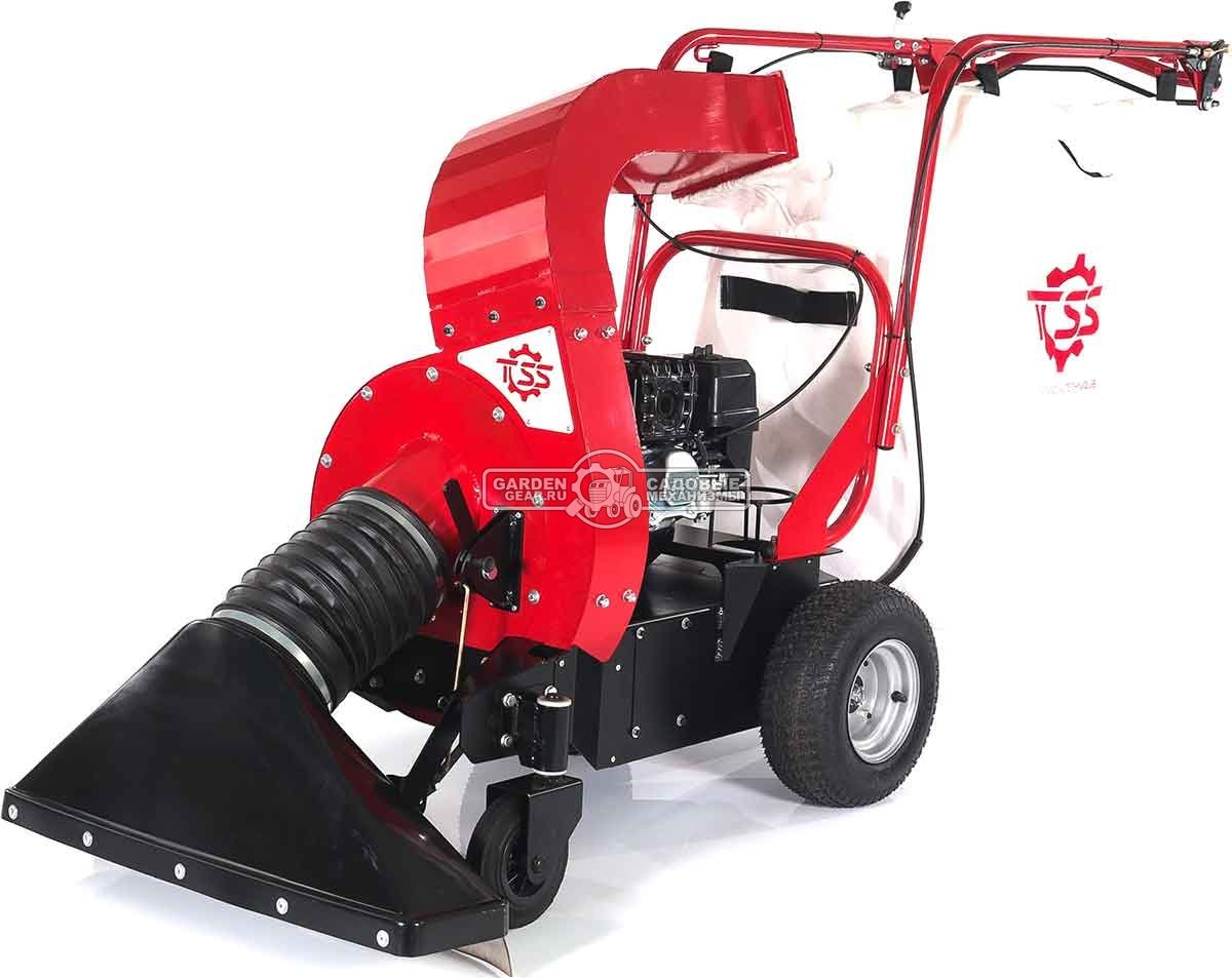Садовый пылесос бензиновый TOSS LV-200 самоходный (RUS, 74 см., Zongshen GB200, мусоросборник 260 л., 101 кг.)