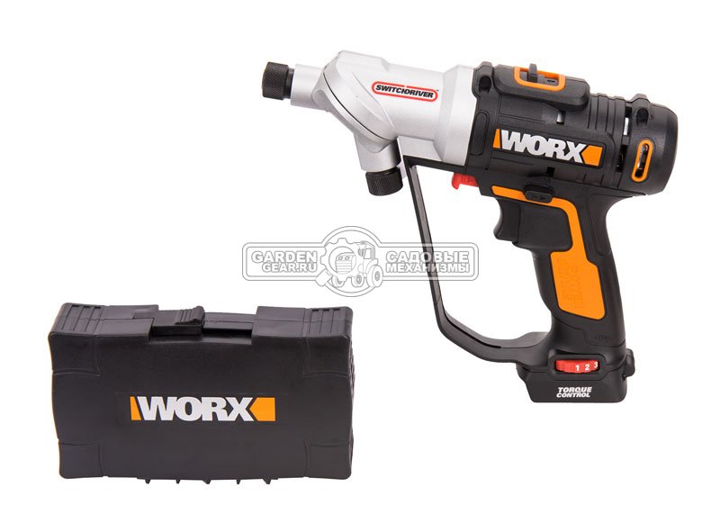 Дрель - шуруповерт аккумуляторная Worx Switchdriver WX176.9 без АКБ и ЗУ (PRC, 20В, 30 Нм, поворотный патрон, 0.95 кг, снят с производства)