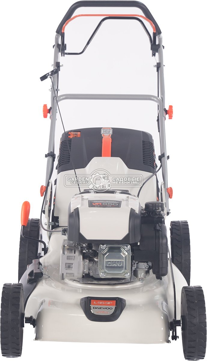 Газонокосилка бензиновая Daewoo L 55SP (PRC, 54 см, Daewoo 165 см3, сталь, 70 л, Turbo X Blade, 4 в 1, 31.6 кг)