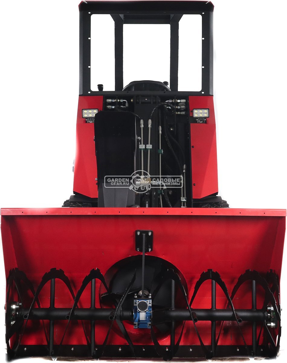 Мини-погрузчик шарнирно сочленённый RED RBF-03 + снегоуборщик + тент + отопитель (Zongshen GB750EFI 30 л.с., до 700 кг., ковш 150 л., 1270 кг.)