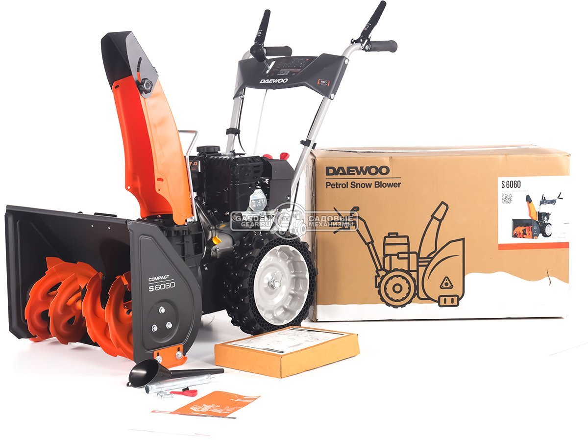Снегоуборщик Daewoo S 6060 MY2025 (PRC, 56 см., Daewoo, 210 см3, скорости 4/1, 54 кг.)
