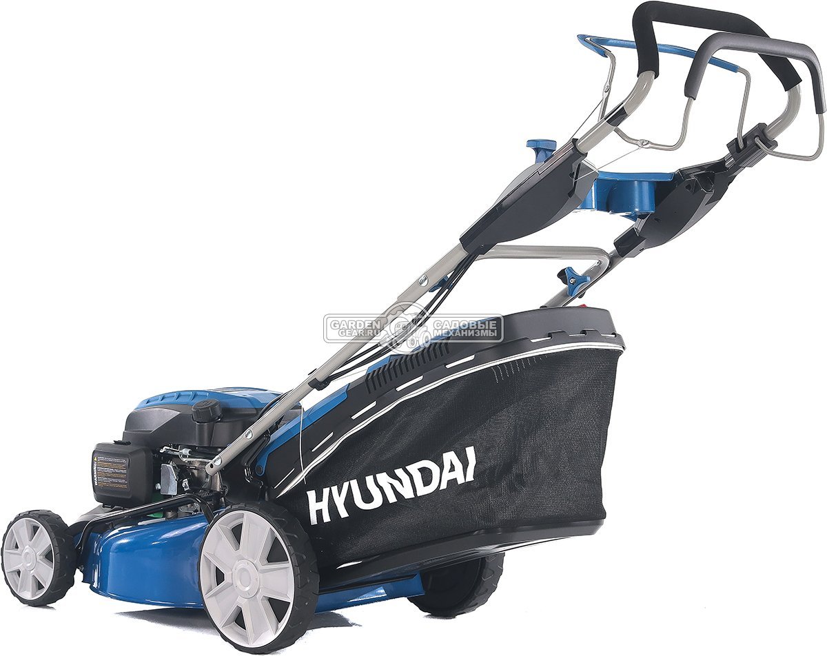 Газонокосилка бензиновая Hyundai L 4610S (PRC, 46 см, Hyundai, 145 см3, 65 л, сталь, 3 в 1, 33.8 кг)