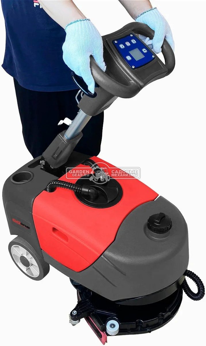 Поломоечная машина аккумуляторная EVOline SDB 330 без АКБ и ЗУ (PRC, 33 см, 11+12 л, 60 кг)