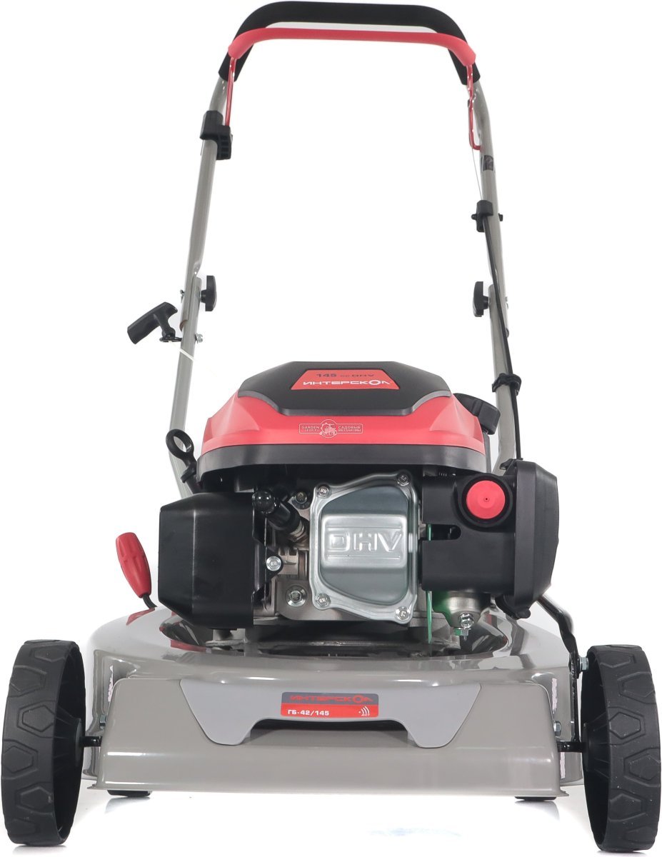 Газонокосилка бензиновая несамоходная Интерскол ГБ-42/145 Стандарт (PRC, 41 см, 145 см3, 40 л, сталь, 17.5 кг)