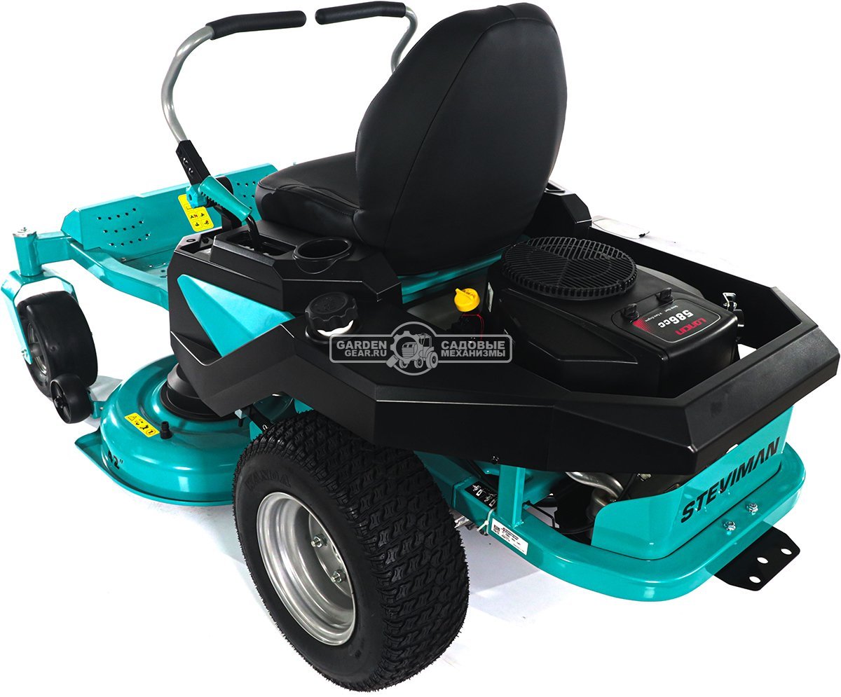 Садовый райдер Steviman ZR-107 HQ с нулевым радиусом разворота (PRC, Loncin, 586 куб.см., гидростатика, ширина кошения 107 см., 227 кг.)