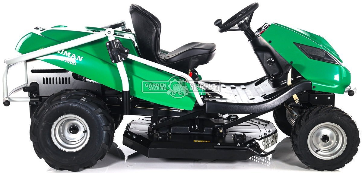 Садовый трактор для высокой травы и работы на склонах Caiman Croso 2WD 97D2C (CZE, Caiman V-Twin, 708 куб.см., 92 см, дифференциал, 331 кг.)