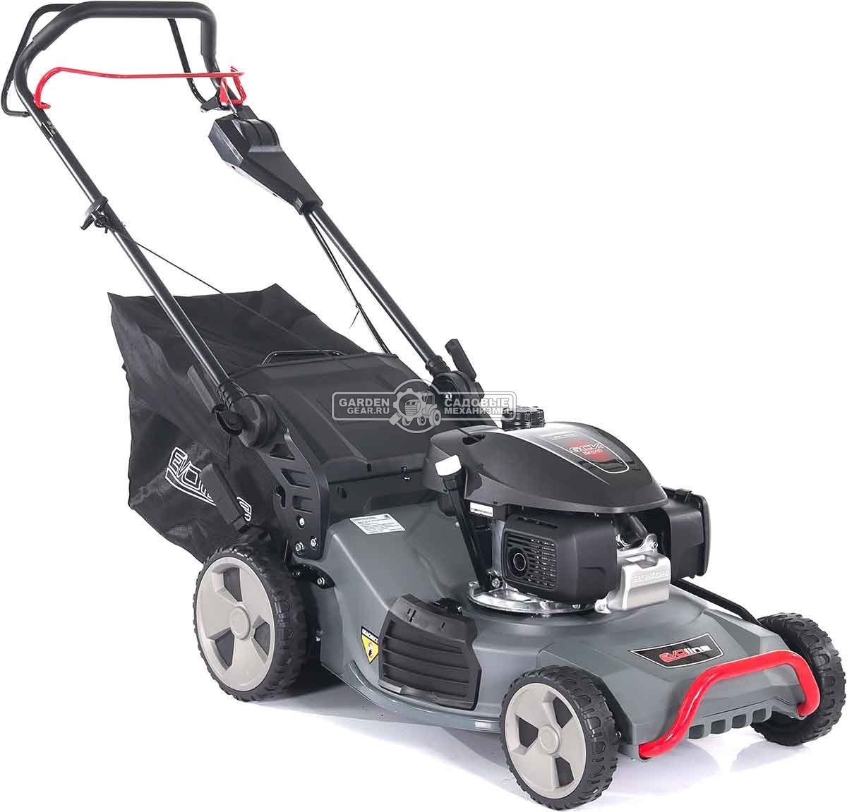 Газонокосилка бензиновая EVOline LMG 53 CSH Commercial (PRC, 53 см, Honda GCV200, 201 см3, 4 в 1, 70 л, сталь, 47 кг)