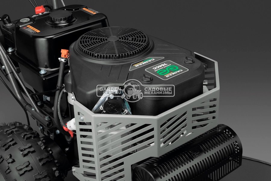 Косилка для высокой травы и кустов Caiman Tuno 220C (RUS, 76 см, Caiman V-Twin, 764 куб.см., дифференциал, 3 вперед / 1 назад, 189 кг.)