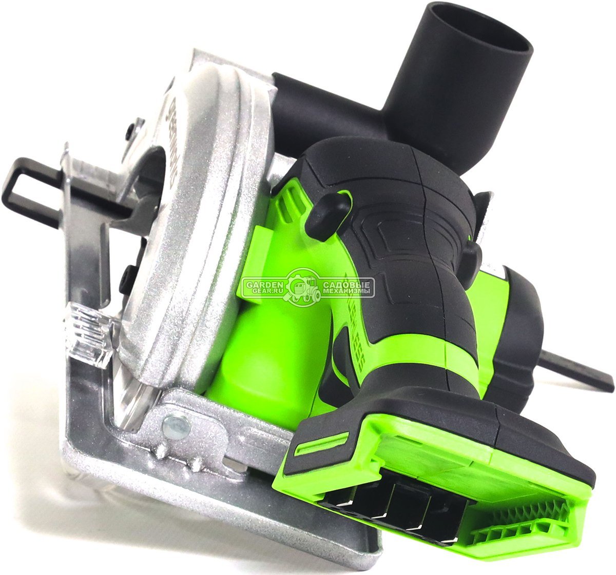 Минипила циркулярная аккумуляторная GreenWorks G24MCS без АКБ и ЗУ (PRC, BL 24В, 115 мм, 2 кг)