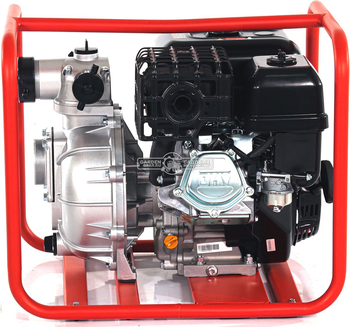 Мотопомпа бензиновая EVOline HG 30 пожарная высоконапорная (PRC, Zongshen GB420, 420 куб.см., 750 л/мин., 75 м., 3", 48 кг.)