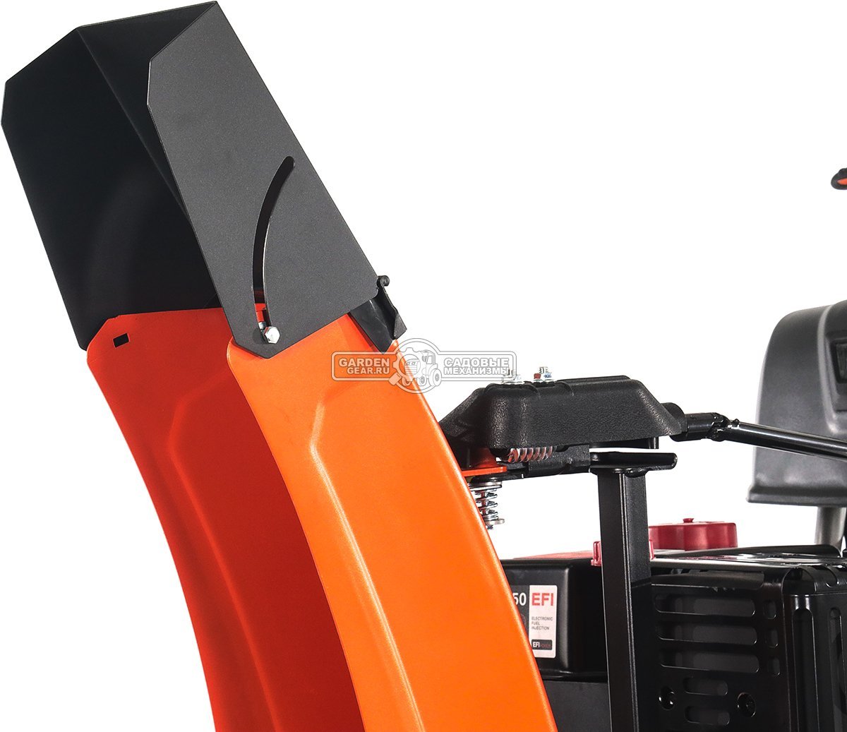 Снегоуборщик Daewoo DAST 430 (EFI) гусеничный (PRC, 76 см, Daewoo WXE 350 EFI, 310 см3, запуск от аккумулятора, фара, гусеницы Arctic track, 125 кг.)