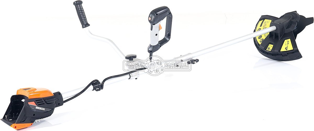 Мотокоса аккумуляторная Yard Fox BC4025B SET с АКБ 4.0 А/ч и ЗУ (PRC, 40В, BL, нож 3T + леска 2.0 мм, разъем, Т-ручка, 6.0 кг)