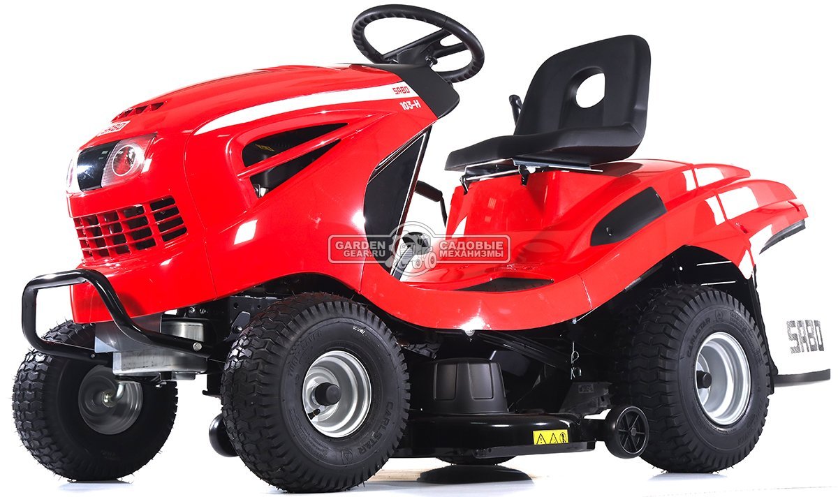 Садовый трактор SABO 103-H (GER, Sabo V-Twin, 708 куб.см., гидростатика, травосборник 250 л., ширина кошения 102 см, 242 кг.)