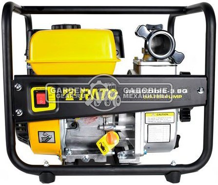 Мотопомпа бензиновая Rato RE50ZB28 для чистой воды (PRC, Rato, 209 см3, 600 л/мин, 28 м, 2&quot;, 23.2 кг)