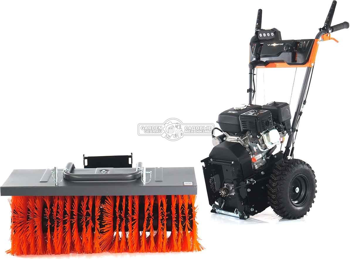 Комбимашина Villartec SW7080E с щеткой 80 см и снегоуборщиком 56 см (PRC, 7,0 л.с., 212 см3, эл/стартер, фара, скорости 5/2, 73 кг)