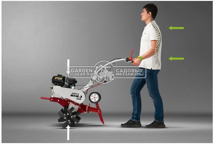 Культиватор Мобил К МКМ-Мини Премиум (RUS, Мобил К, 98 куб.см., 60 см., реверс, 40 кг.)