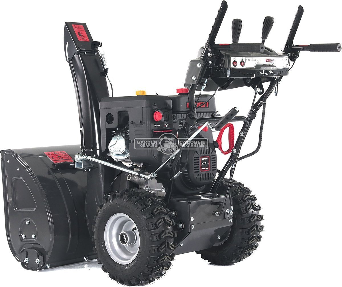 Снегоуборщик Evoline SBG 700 LE (PRC, 70 см, Loncin 383 см3, эл/стартер 220В, фара, автоматич. дифференциал, скорости 6/2, подогрев рукояток,120 кг)
