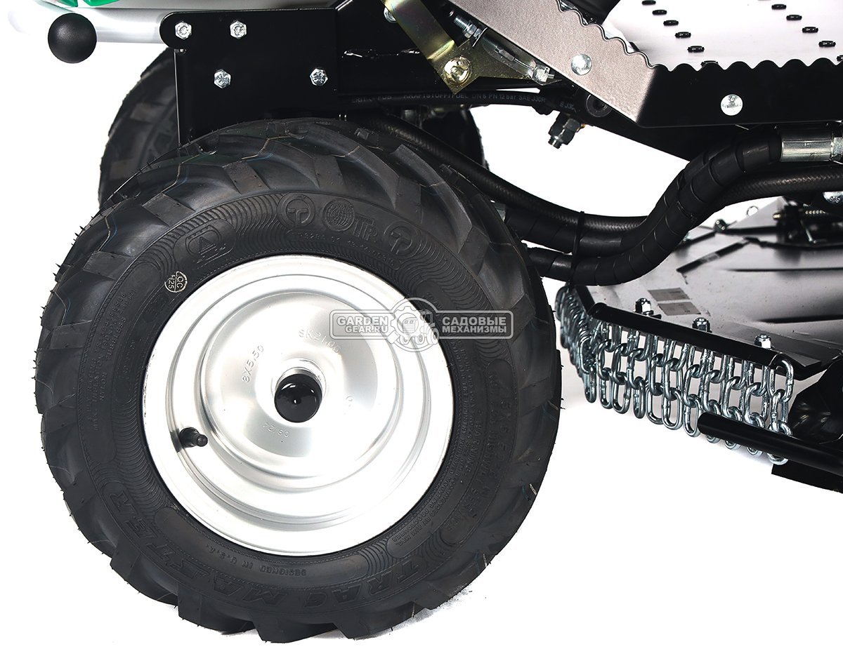 Садовый трактор для высокой травы и работы на склонах Caiman Croso Max 4WD 97D2C2 (CZE, Caiman V-Twin, 708 куб.см., 92 см, дифференциал, 349 кг.)