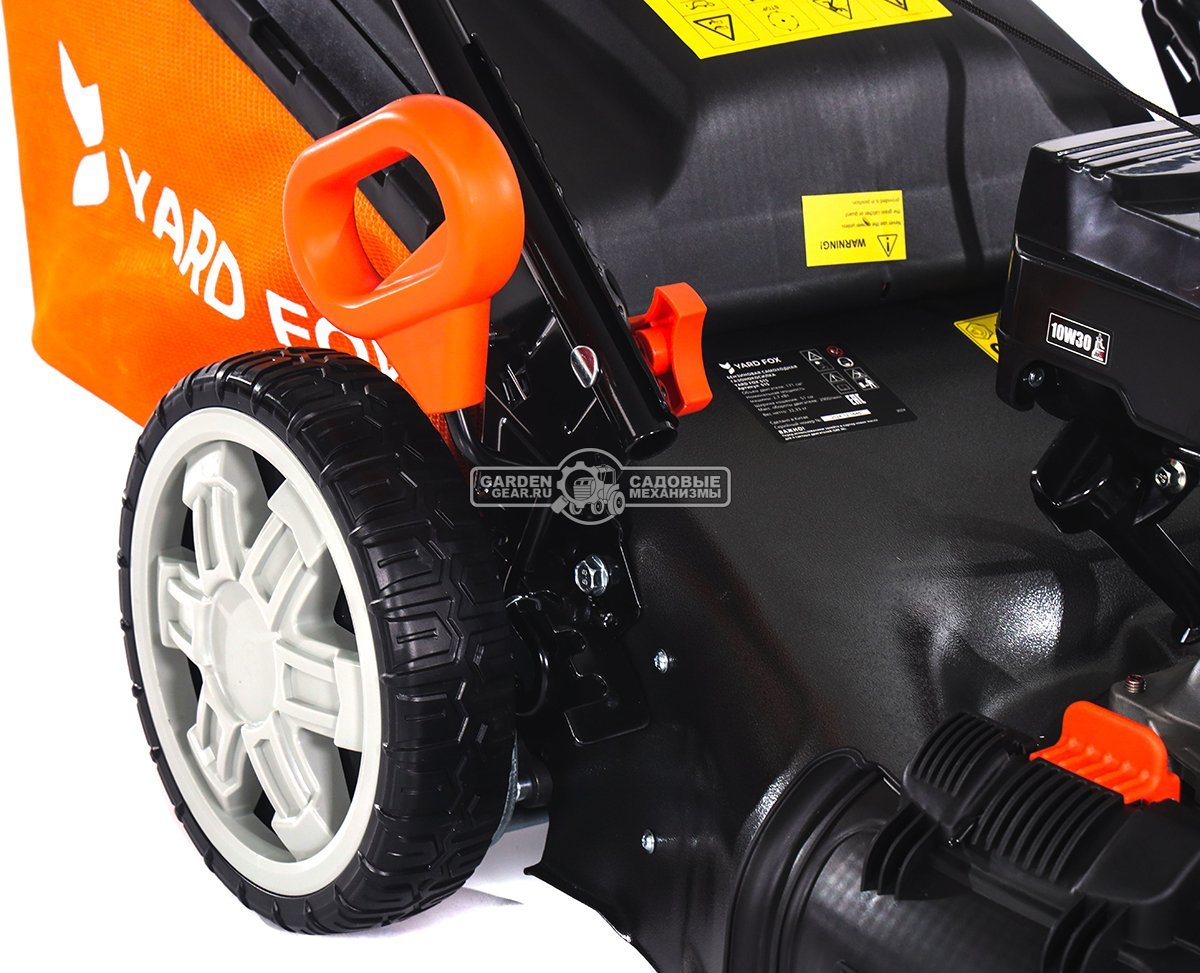 Газонокосилка бензиновая Yard Fox 51S (PRC, 51 см, Zongsheng NP170, 171 см3, 3 в 1, сталь, 65 л, 34.5 кг)