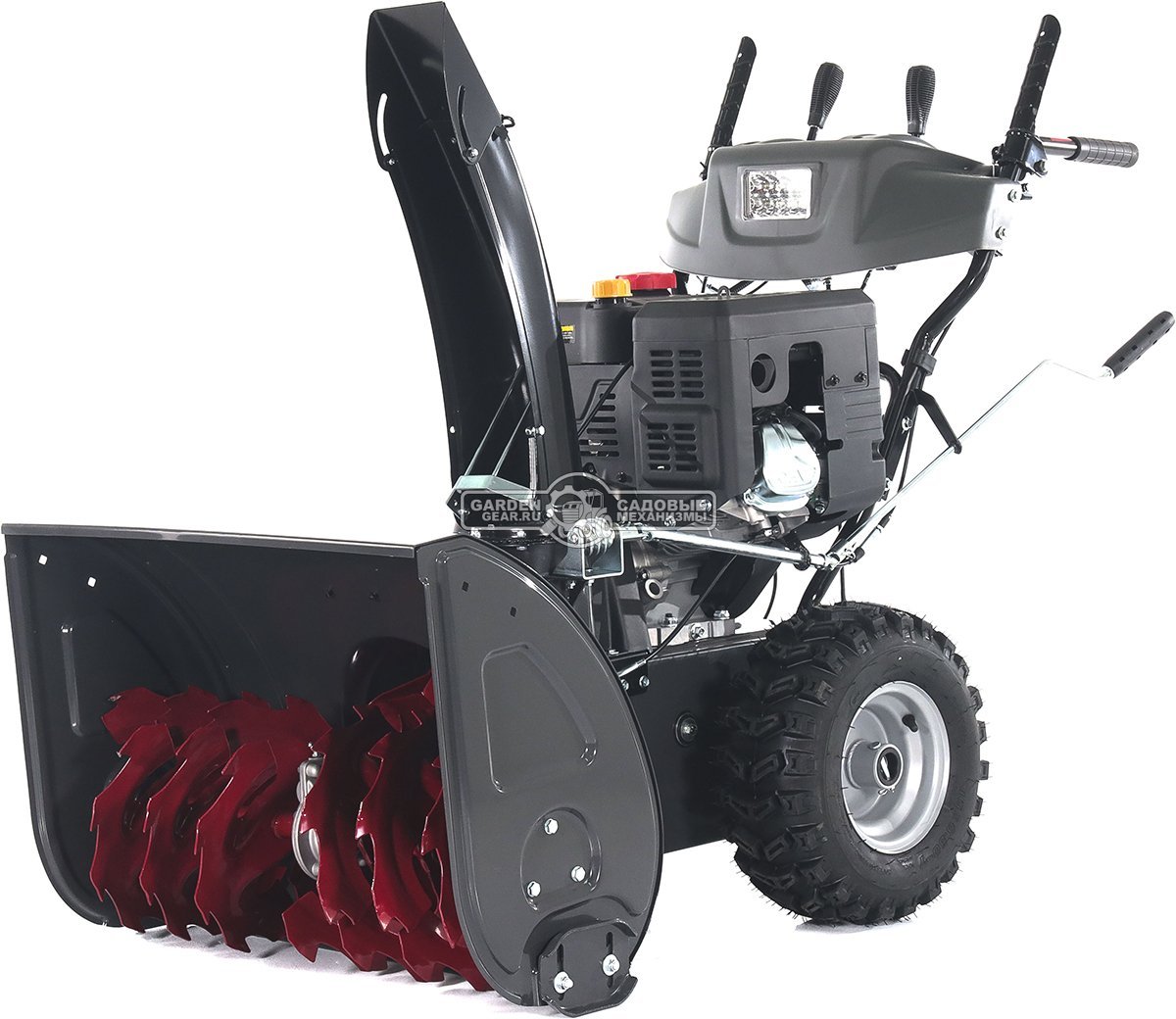 Снегоуборщик Evoline SBG 700 LE (PRC, 70 см, Loncin 383 см3, эл/стартер 220В, фара, автоматич. дифференциал, скорости 6/2, подогрев рукояток,120 кг)